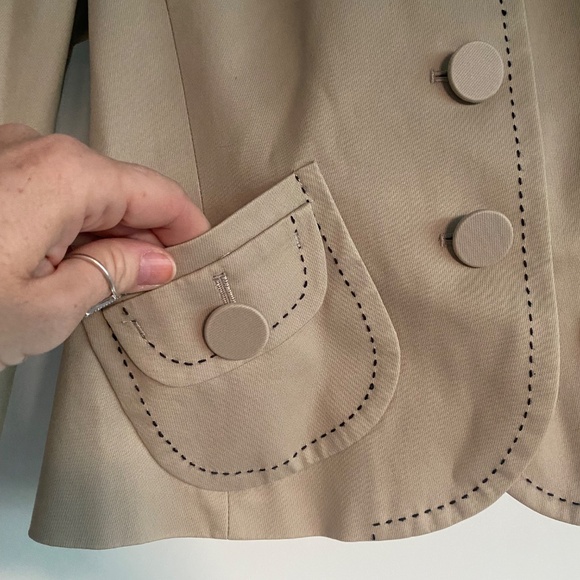 Women's Ann Taylor Loft 6 Petite blazer jacket **FREE SHIPPING** - Picture 4 of 5